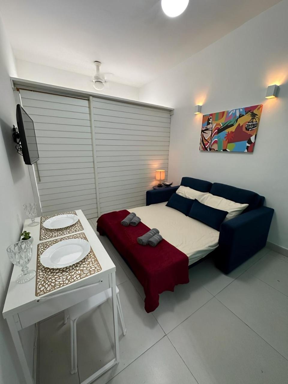 ריו דה ז'ניירו Confortavel Estudio Com Linda Vista Do Mar מראה חיצוני תמונה